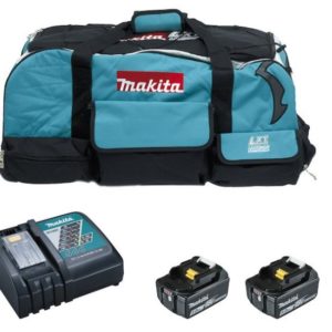 Pack batteries et chargeur pour outillage électroportatif LOT0154 - 5 Ah