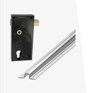 Quincaillerie du portail, serrures et garnitures