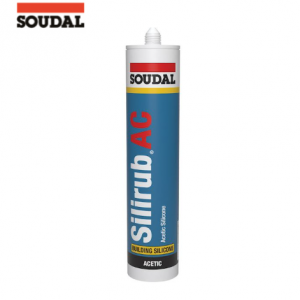 Mastic silicone SILIRUB AC - 300 ml - transparent