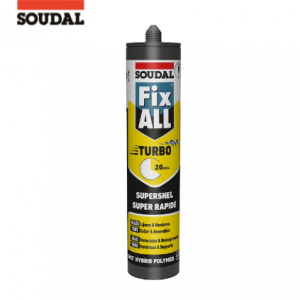 Mastic polymère FIX ALL TURBO - 290 ml - blanc